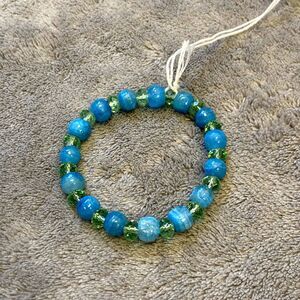 Handmade Recycled Bead Bracelet
